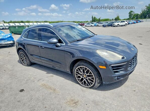 WP1AB2A51HLB14120 2017 PORSCHE MACAN Gray Front view