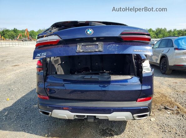 5UX23EU02T9055166 2026 BMW X5 Blue Սալոնի դիմացի տեսք