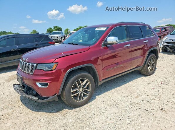 1C4RJFBG6HC639981 2017 JEEP GRAND Burgundy უკანა მარცხენა