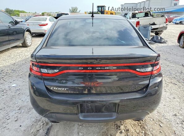 1C3CDFBB8GD750403 2016 DODGE DART Black Widok wnętrza z przodu
