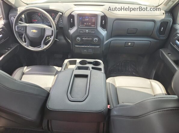1GCRYAEH6LZ314725 2020 CHEVROLET SILVERADO Белый Вид щитка приборов
