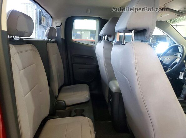 1GCHTBEAXG1100327 2016 CHEVROLET COLORADO Burgundy Widok wnętrza z tyłu