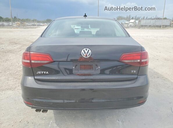 3VW267AJXGM281798 2016 VOLKSWAGEN JETTA Черный Вид салона спереди