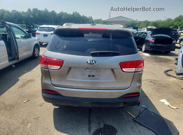 5XYPGDA52GG078585 2016 KIA SORENTO Gray Вид салону спереду