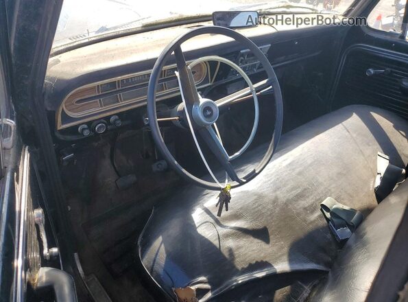 000000F10YRE94905 1967 FORD F100 Black Vista del cuadro de instrumentos