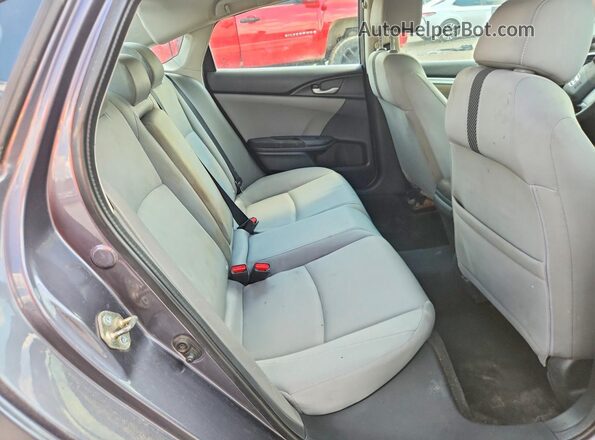 19XFC1F33GE024660 2016 HONDA CIVIC Gray უკანა სალონის ხედი