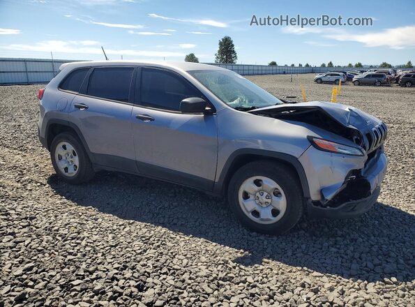 1C4PJMABXGW343490 2016 JEEP CHEROKEE Silver წინა ხედი