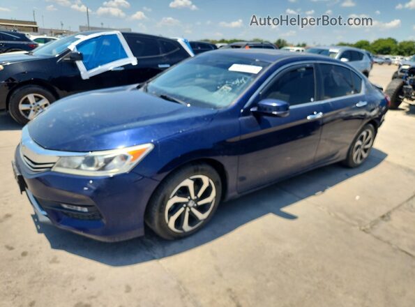 1HGCR2F72HA296634 2017 HONDA ACCORD Blue Tył lewy