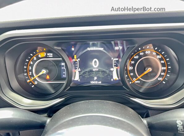 1C4PJXEN4SW508884 2025 JEEP WRANGLER Black ხელსაწყოთა პანელის ხედი
