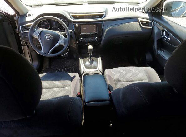 JN8AT2MV5GW132373 2016 NISSAN ROGUE Серый Вид щитка приборов