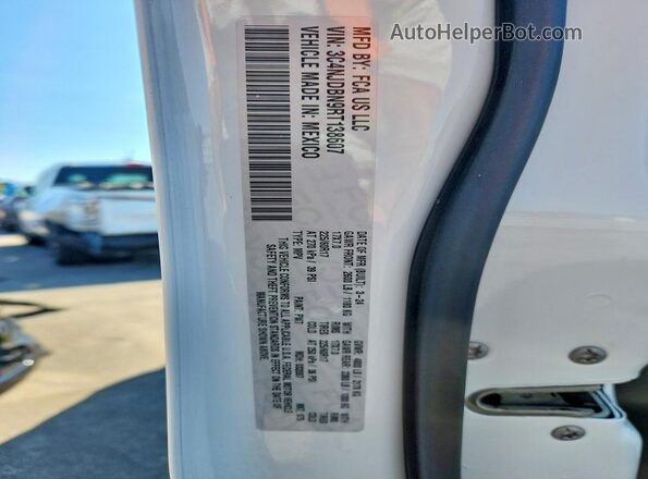 3C4NJDBN9RT138607 2024 JEEP COMPASS White Widok naklejki z numerem VIN