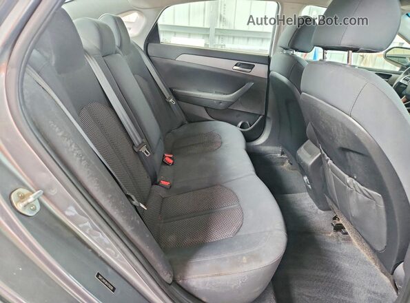 5NPE24AF8KH750200 2019 HYUNDAI SONATA Серый Вид задней части салона