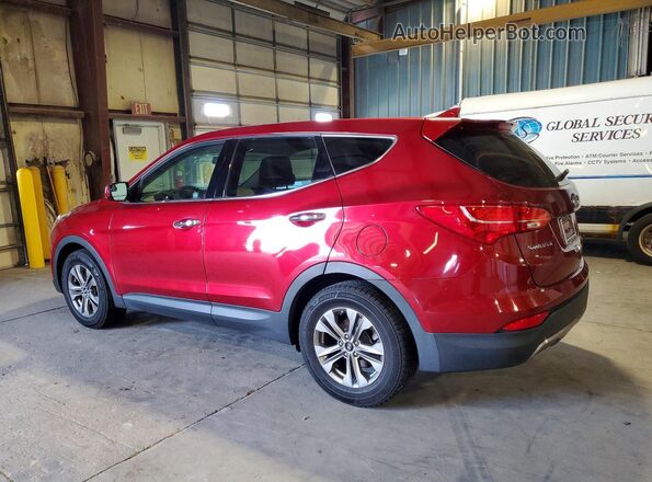 5XYZTDLB9GG326144 2016 HYUNDAI SANTA Burgundy Tył prawy