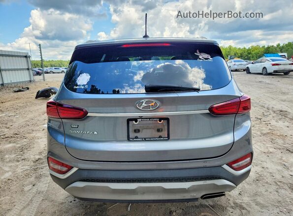5NMS23AD5KH090349 2019 HYUNDAI SANTA Серый Вид салона спереди