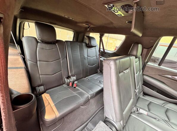 1GYS4KKJ3JR396298 2018 CADILLAC ESCALADE Черный Вид салона спереди