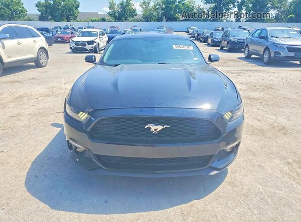 1FA6P8TH9H5312022 2017 FORD MUSTANG Black Սալոնի դիմացի տեսք