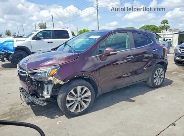 KL4CJASB2JB543476 2018 BUICK ENCORE Purple Rear left