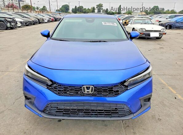 2HGFE1F97PH306580 2023 HONDA CIVIC Blue უკანა ხედი