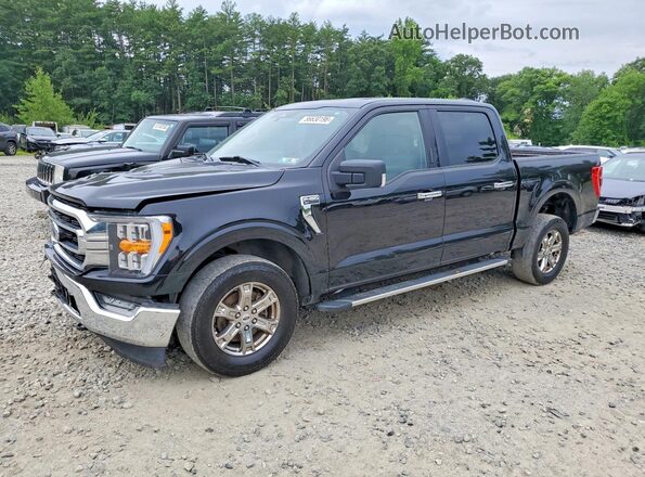 1FTEW1EP0NKD35920 2022 FORD F150 Black Задня ліва чверть