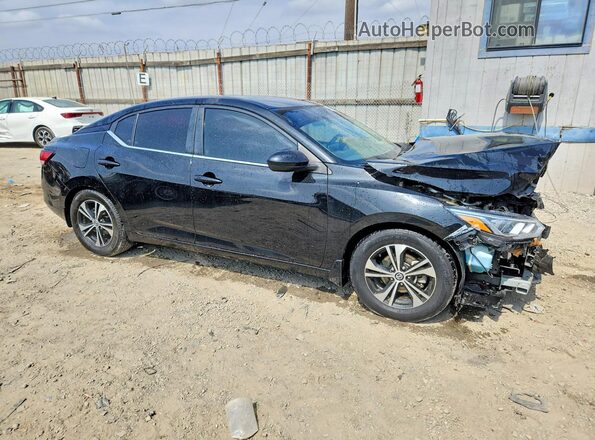 3N1AB8CV6NY293889 2022 NISSAN SENTRA Black Front view