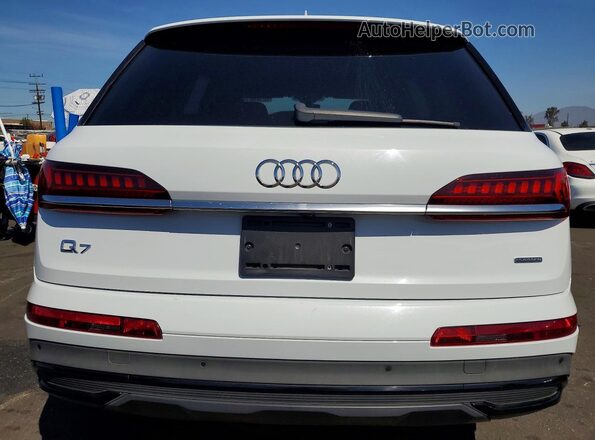 WA1LXAF70LD011817 2020 AUDI Q7 White Vista interior delantera