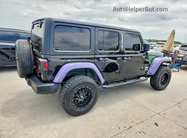 1C4HJXDG9LW241203 2020 JEEP WRANGLER Black Przód prawy