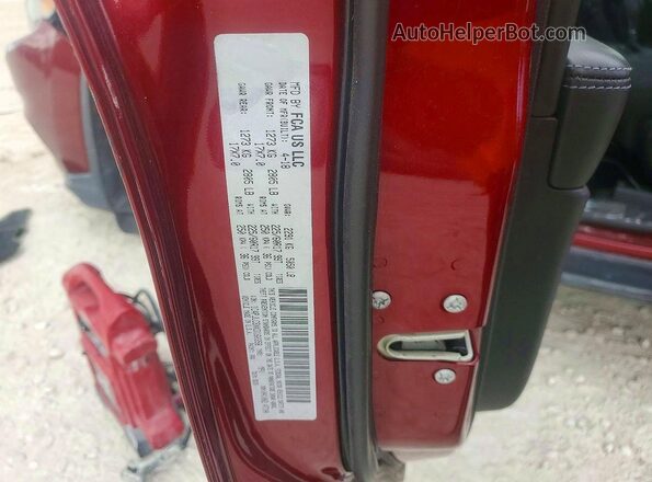 1C4PJLCBXKD160358 2019 JEEP CHEROKEE Burgundy Widok wnętrza 360 stopni
