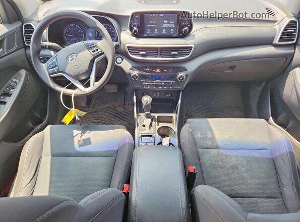 KM8J3CAL7KU011526 2019 HYUNDAI TUCSON Blue ხელსაწყოთა პანელის ხედი