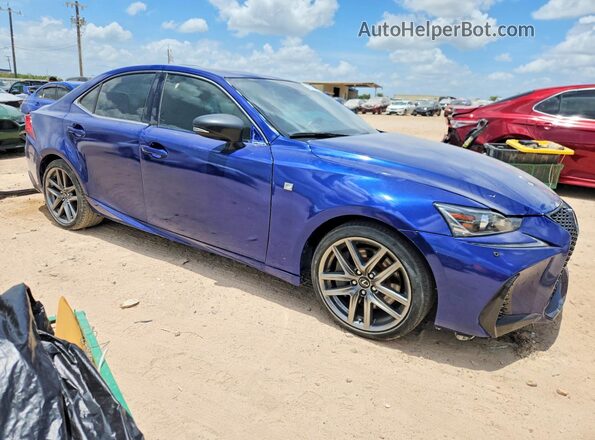 JTHBA1D27J5083680 2018 LEXUS IS Blue Դիմացի տեսք