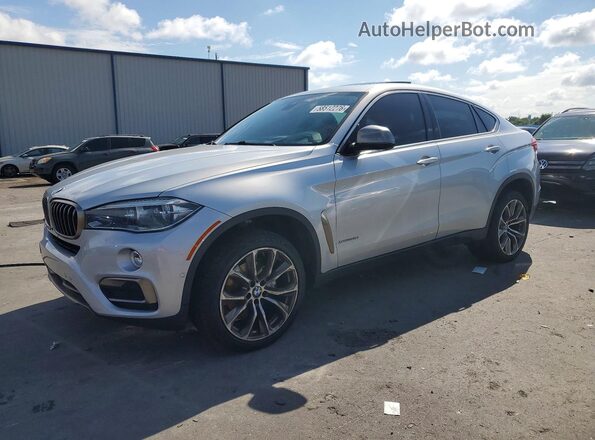 5UXKU0C51J0G80773 2018 BMW X6 Silver Tył lewy