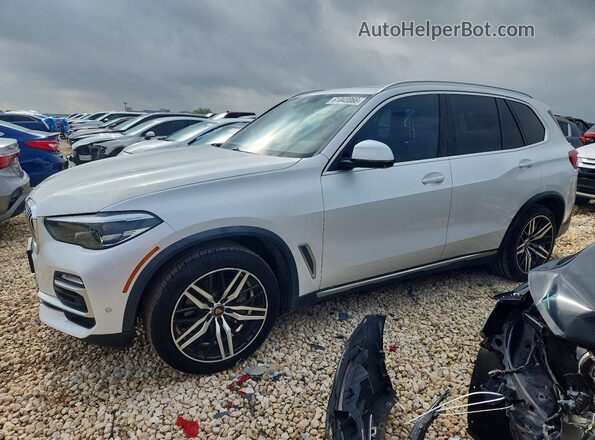 5UXCR6C5XKLL05633 2019 BMW X5 White Trasero izquierdo