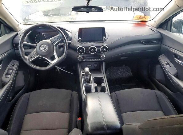 3N1AB8CV1MY282443 2021 NISSAN SENTRA Black Widok zestawu wskaźników