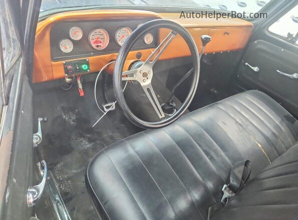 1502HF3808B 1964 GMC C1500 Коричневый Вид панели приборов