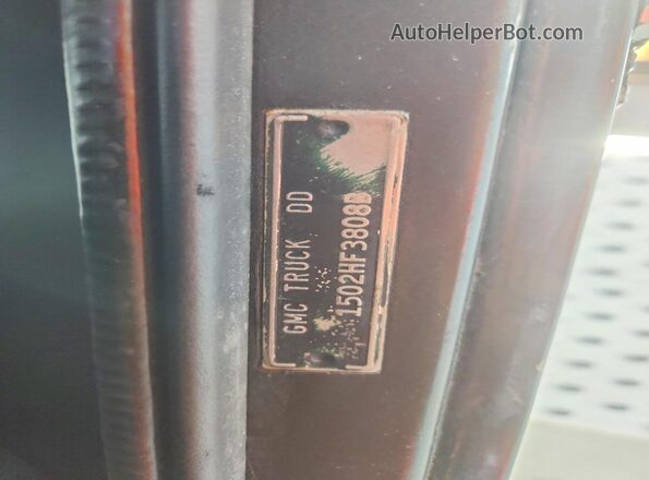 1502HF3808B 1964 GMC C1500 Коричневый Вид подкапотного пространства