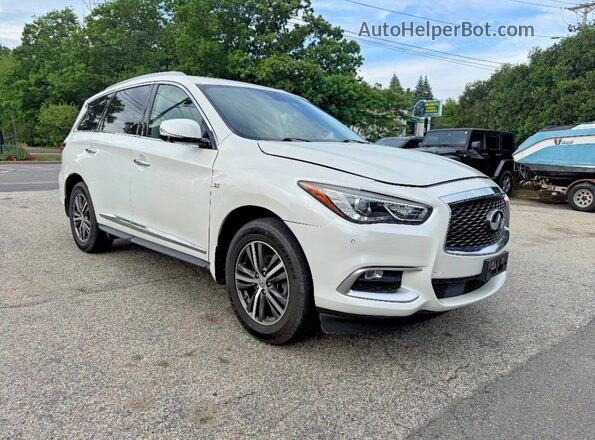 5N1DL0MM1HC527783 2017 INFINITI QX60 White Rear left