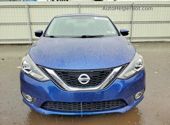 3N1AB7APXGY222597 2016 NISSAN SENTRA Blue Rear view