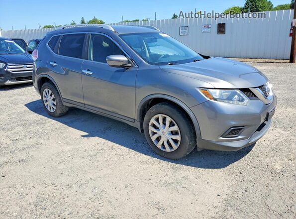 JN8AT2MV5GW132373 2016 NISSAN ROGUE Серый Вид спереди