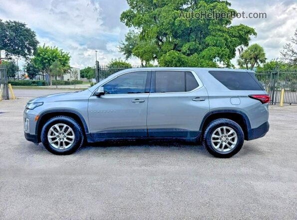1GNERFKW3PJ223449 2023 CHEVROLET TRAVERSE Gray VIN կոդի պիտակի տեսք