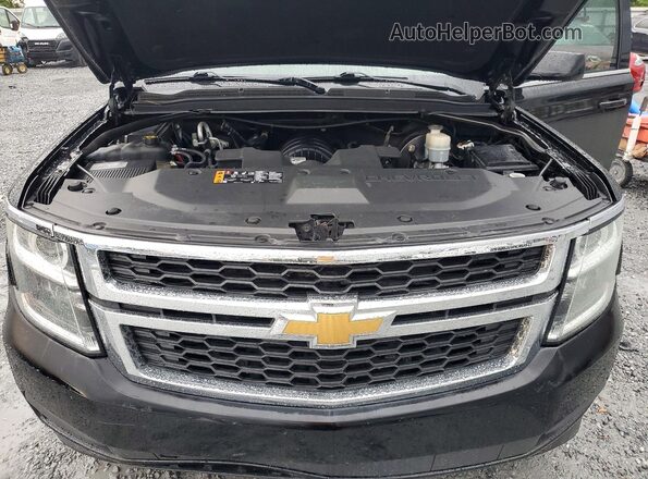 1GNSKBKC9KR289715 2019 CHEVROLET TAHOE Black Widok naklejki z numerem VIN