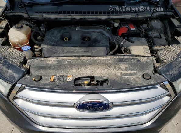 2FMPK4G98HBB79043 2017 FORD EDGE Gray VIN sticker view