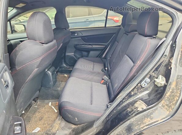 JF1VA1A64K9814426 2019 SUBARU WRX Черный Вид задней части салона