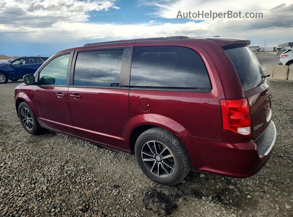 2C4RDGEG8JR285113 2018 DODGE GRAND Maroon Tył prawy
