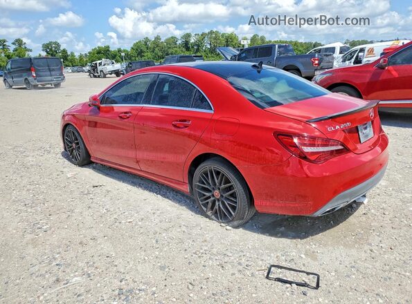 WDDSJ4EBXJN631159 2018 MERCEDES-BENZ CLA-CLASS Red Trasero derecho