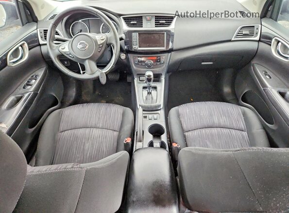 3N1AB7AP2KY317096 2019 NISSAN SENTRA White Instrument cluster view