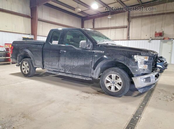 1FTFX1EF5GKF57526 2016 FORD F150 Black Front view