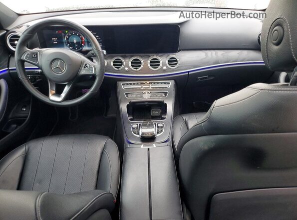 WDDZF4KB5JA344534 2018 MERCEDES-BENZ E White Вид щитка приладів