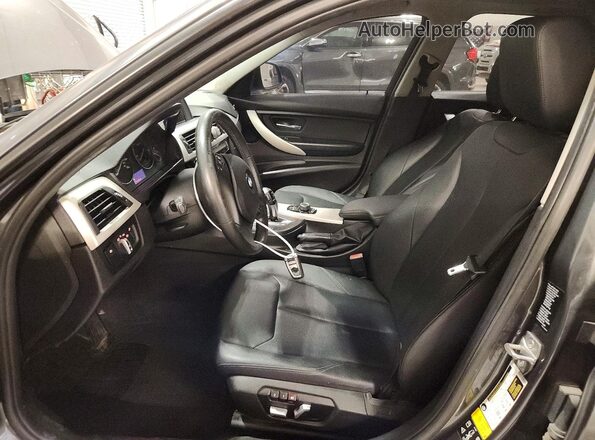 WBA8E5G56HNU22613 2017 BMW 3 SERIES Gray Dashboard view