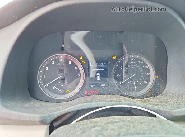 KM8J33A46JU663500 2018 HYUNDAI TUCSON Gray Widok tylnych siedzeń