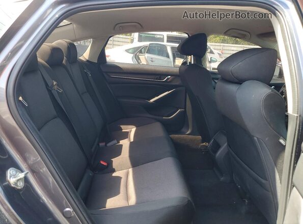 1HGCV1F19JA167183 2018 HONDA ACCORD Black Vista del compartimento del motor