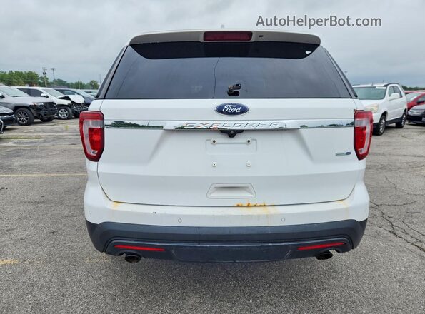 1FM5K8BH8GGA64754 2016 FORD EXPLORER Белый Вид салона спереди